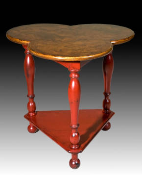BIC-16-RED Surrey Clover Table
