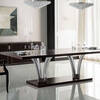 OP-821 Dining Table - Ebony Veneer