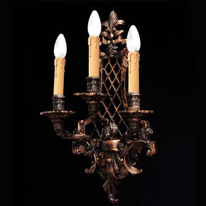 BL-110WS Three-Light Baroque Wall Sconce