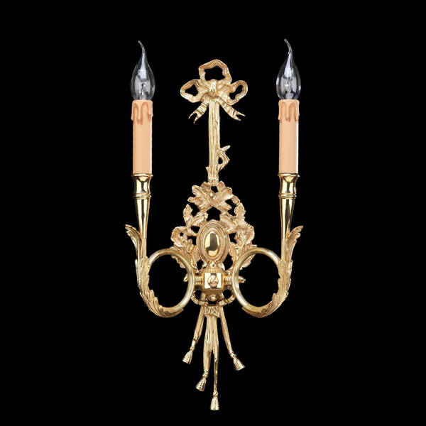 BL-113WS Two-Light Louis XVI Wall Sconce