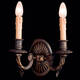 BL-122WS One-Light Ornate Wall Sconce