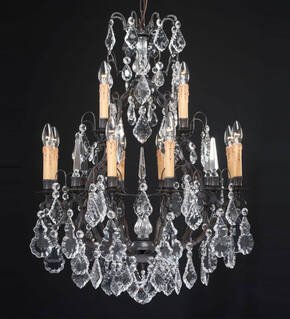 BL-130 Twelve-Light Empire Crystal Chandelier