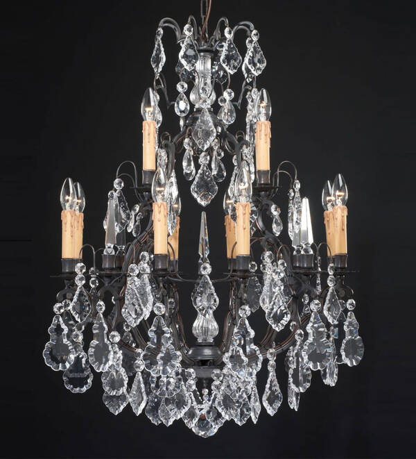 BL-130 Twelve-Light Empire Crystal Chandelier