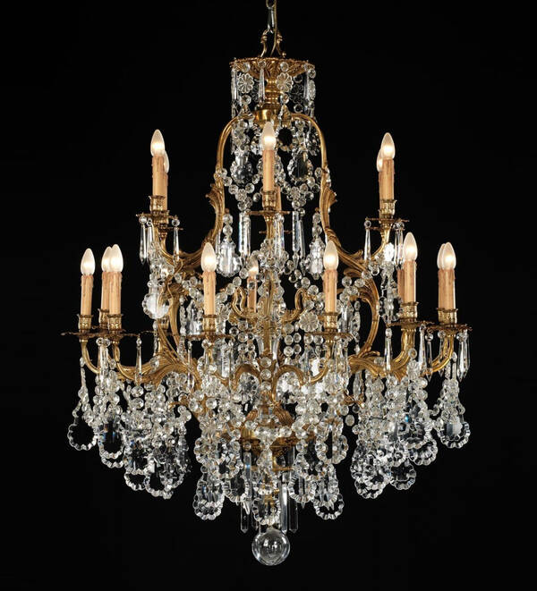 BL-135 Eighteen-Light Empire Crystal Chandelier