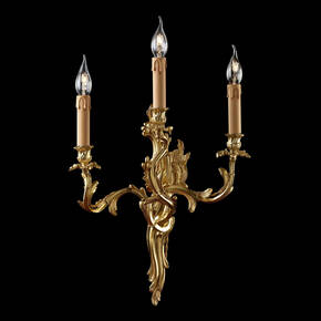 BL-135WS Three-Light Rococo Wall Sconce