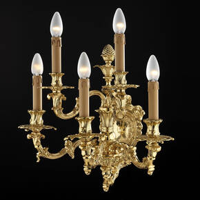 BL-141WS Five-Light Baroque Wall Sconce