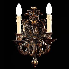 BL-144WS Two-Light Baroque Wall Sconce