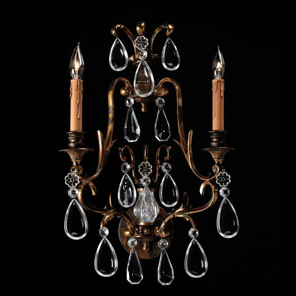 BL-147WS Two-Light Crystal Wall Sconce