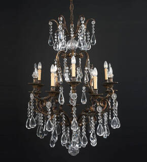 BL-148 Nine-Light Empire Crystal Chandelier