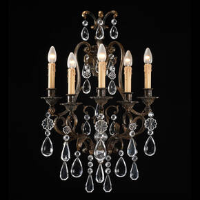 BL-148WS Five-Light Crystal Wall Sconce