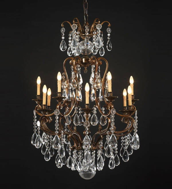 BL-149 Twelve-Light Empire Crystal Chandelier