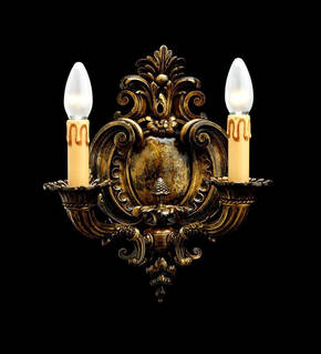 BL-153WS Two-Light Baroque Wall Sconce