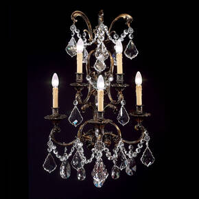 BL-180WS Five-Light Crystal Wall Sconce