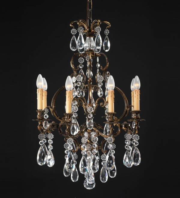 BL-191 8-Light Italian Crystal Chandelier