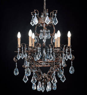 BL-199 6-Light Crystal Chandelier