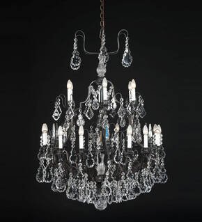 BL-212 18-Light Grand Crystal Chandelier