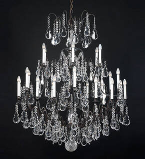 BL-213 24-Light Grand Crystal Chandelier