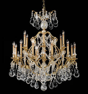 BL-225 24-Light Grand Italian Crystal Chandelier