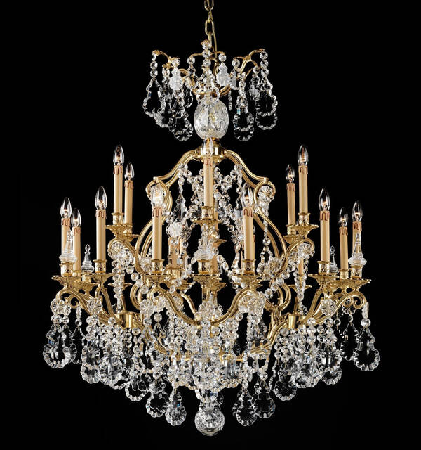 BL-225 24-Light Grand Italian Crystal Chandelier