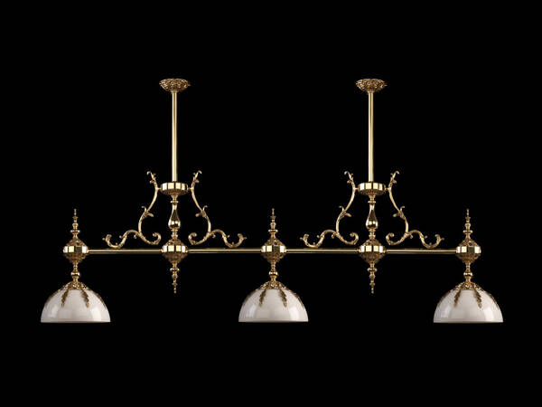 BL-350 Italian Brass Billiard Chandelier