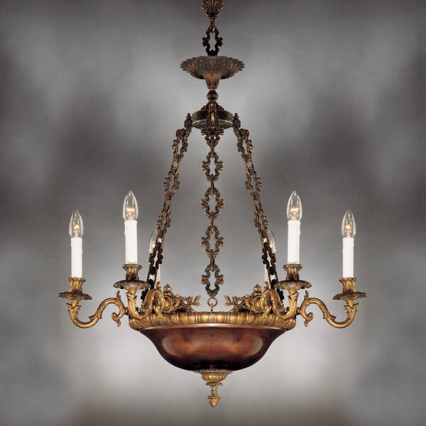 BL-353 Italian 6-Arm Chandelier