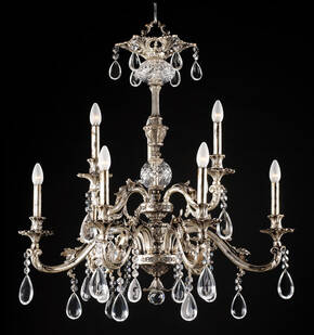 BL-360 Crystal Adorned Chandelier