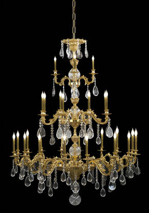 BL-361 Grand 28-Light Crystal Chandelier