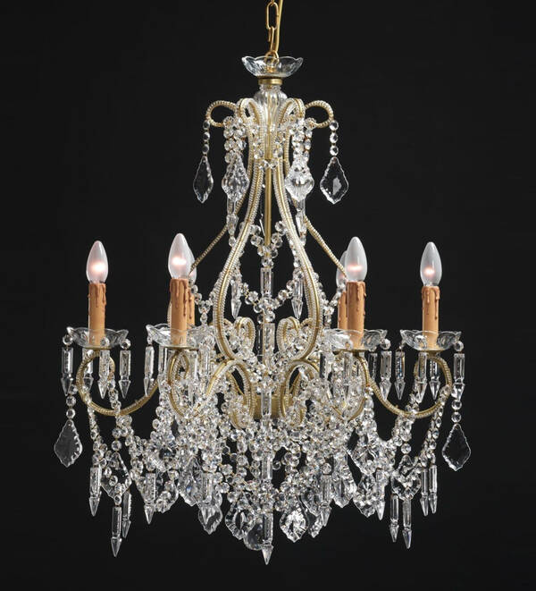 BL-362 Classic 6-Light Crystal Chandelier